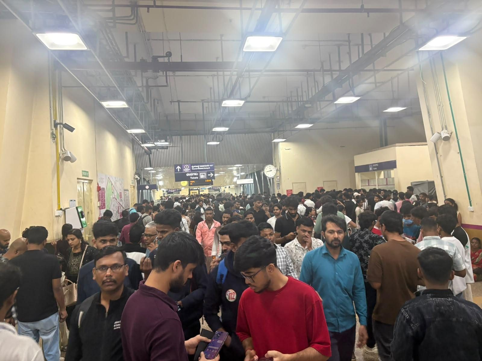 Bengaluru Metro expresses regret over ‘Freedom Habba’ chaos