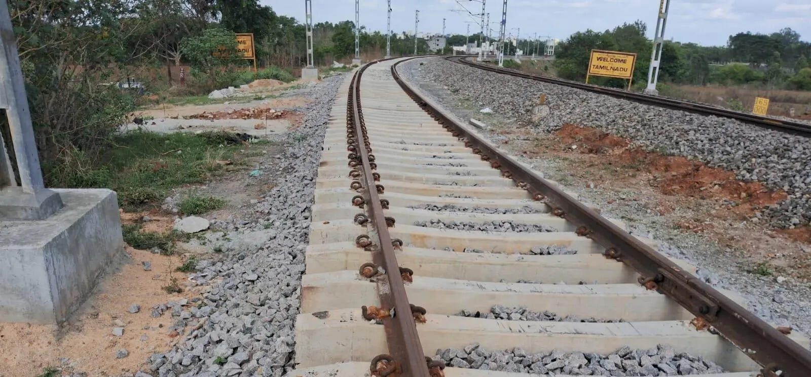 Byappanahalli-Hosur railway track doubling: Karnataka agency says 89% work completed