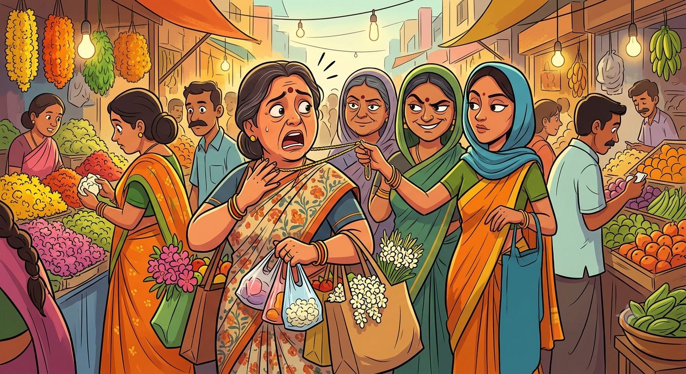 Festival rush proves costly for Bengaluru woman as thieves steal her Rs 4 lakh chain