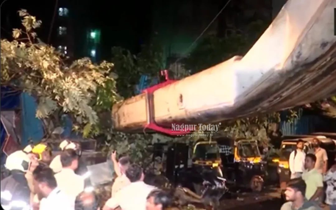 Crane topples onto houses in Mumbai’s Kurla injuring 8
