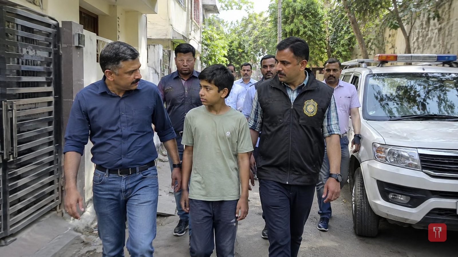 पत्नी के इलाज की बात पर भड़का पड़ोसी, बच्चे को उठाया, तीन घंटे में पुलिस ने छुड़ाया