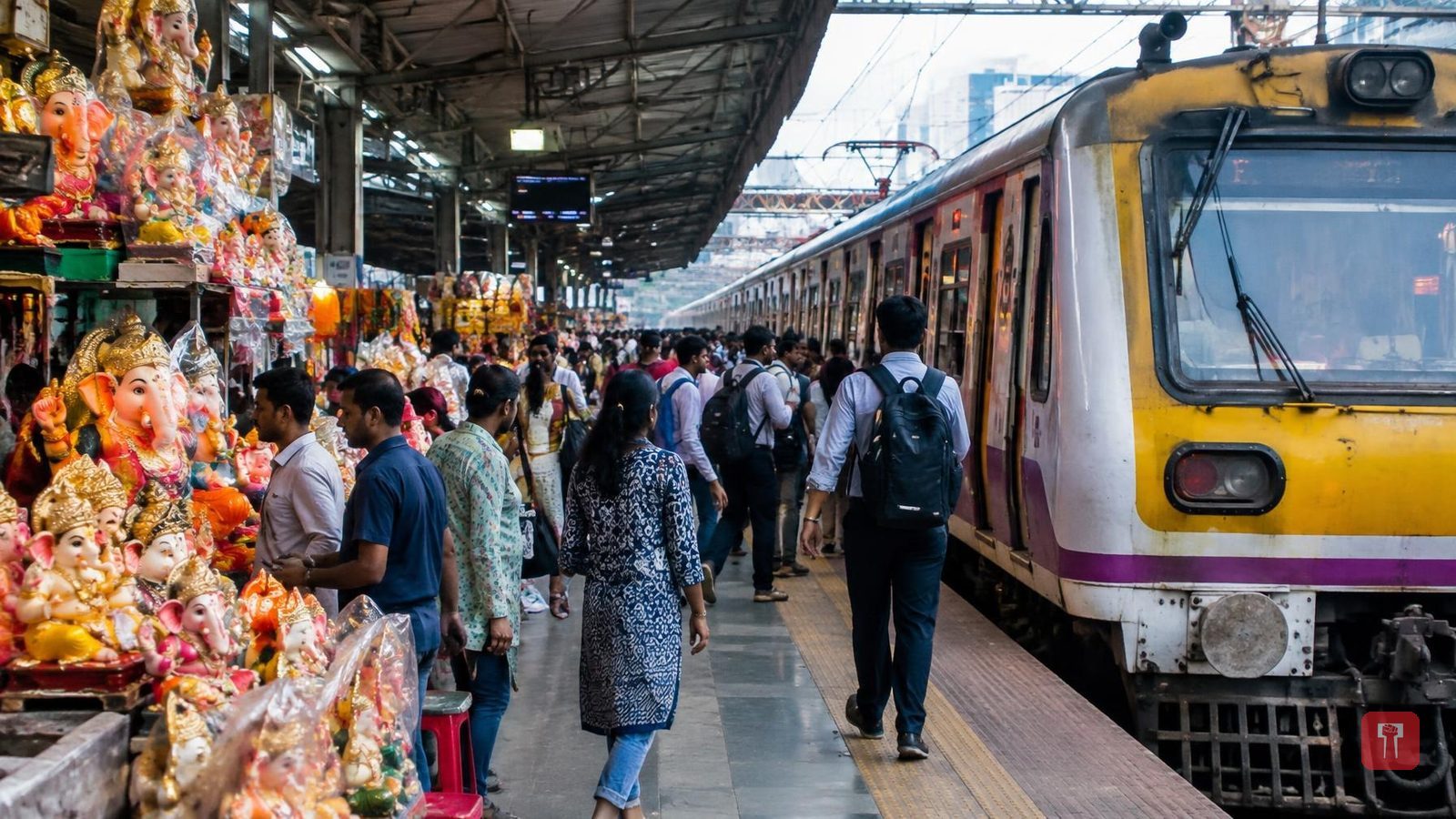 गणपती खरेदी के बीच मध्य रेलवे का मेगाब्लॉक, ठाणे-कल्याण और हार्बर रूट पर लोकल फेरे रद्द
