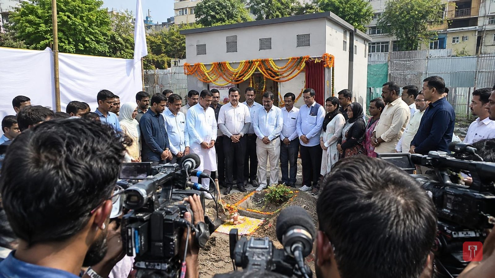नागपुर के मोमिनपुरा में स्मार्ट टॉयलेट के भूमिपूजन पर नगरसेवकों में टकराव