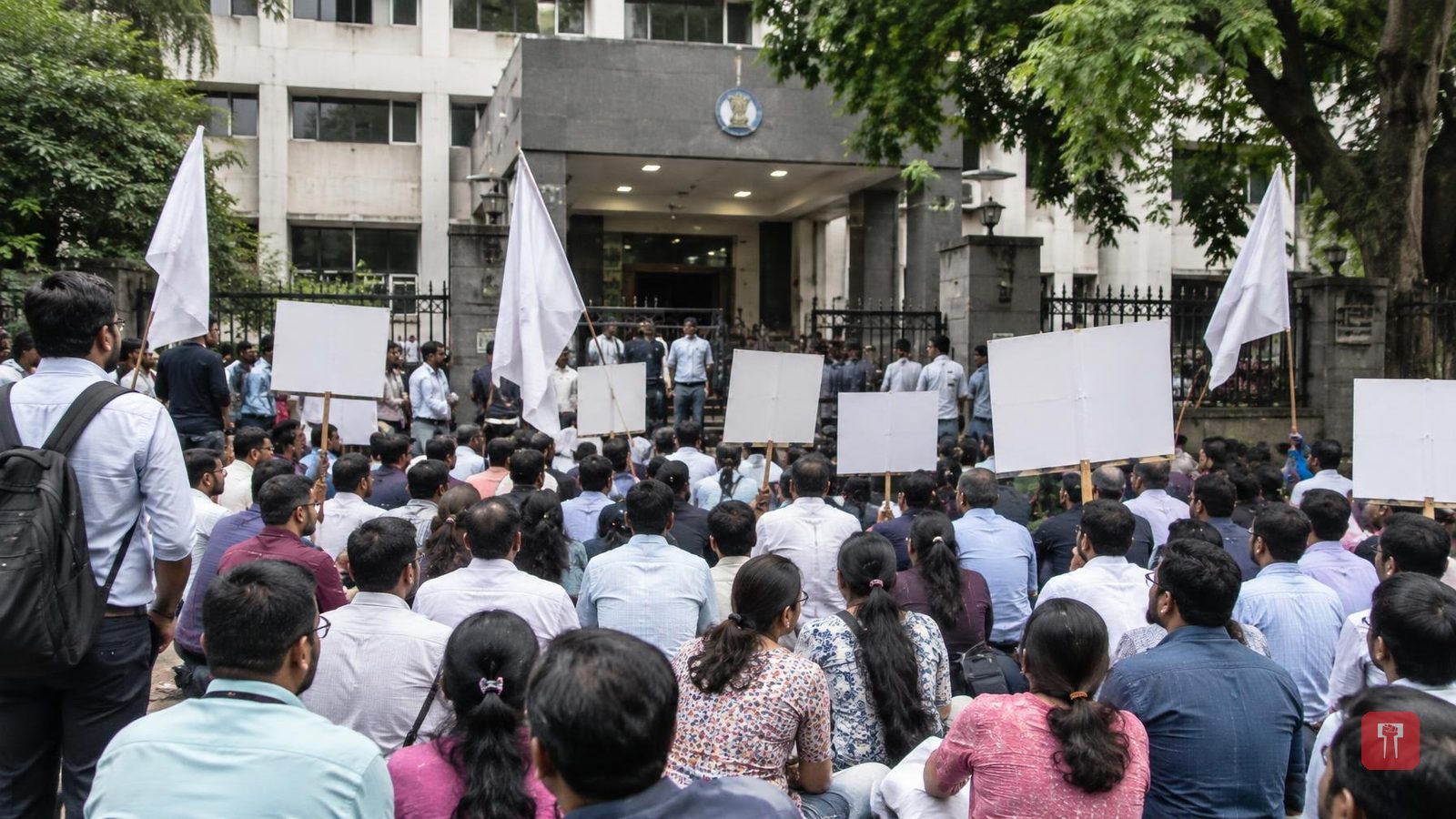 MPSC staff strike after secretary heckled, demand security guarantee