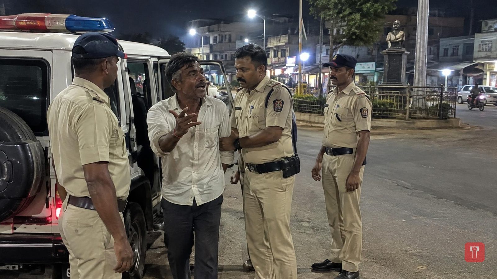 पोंभुर्णा में गश्त पर तैनात पुलिस से बदसलूकी, नशे में धुत व्यक्ति पर केस दर्ज