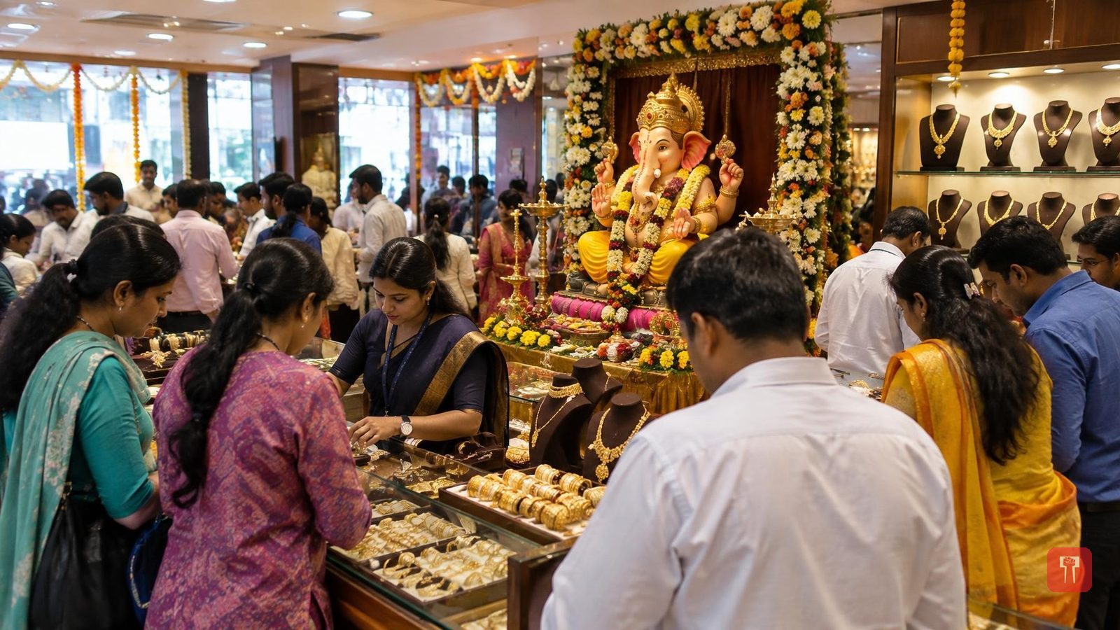 गणेशोत्सव में मुंबई के सर्राफा बाजार में सोने की जबरदस्त खरीदारी, 4000 करोड़ की उलाढाल का अनुमान