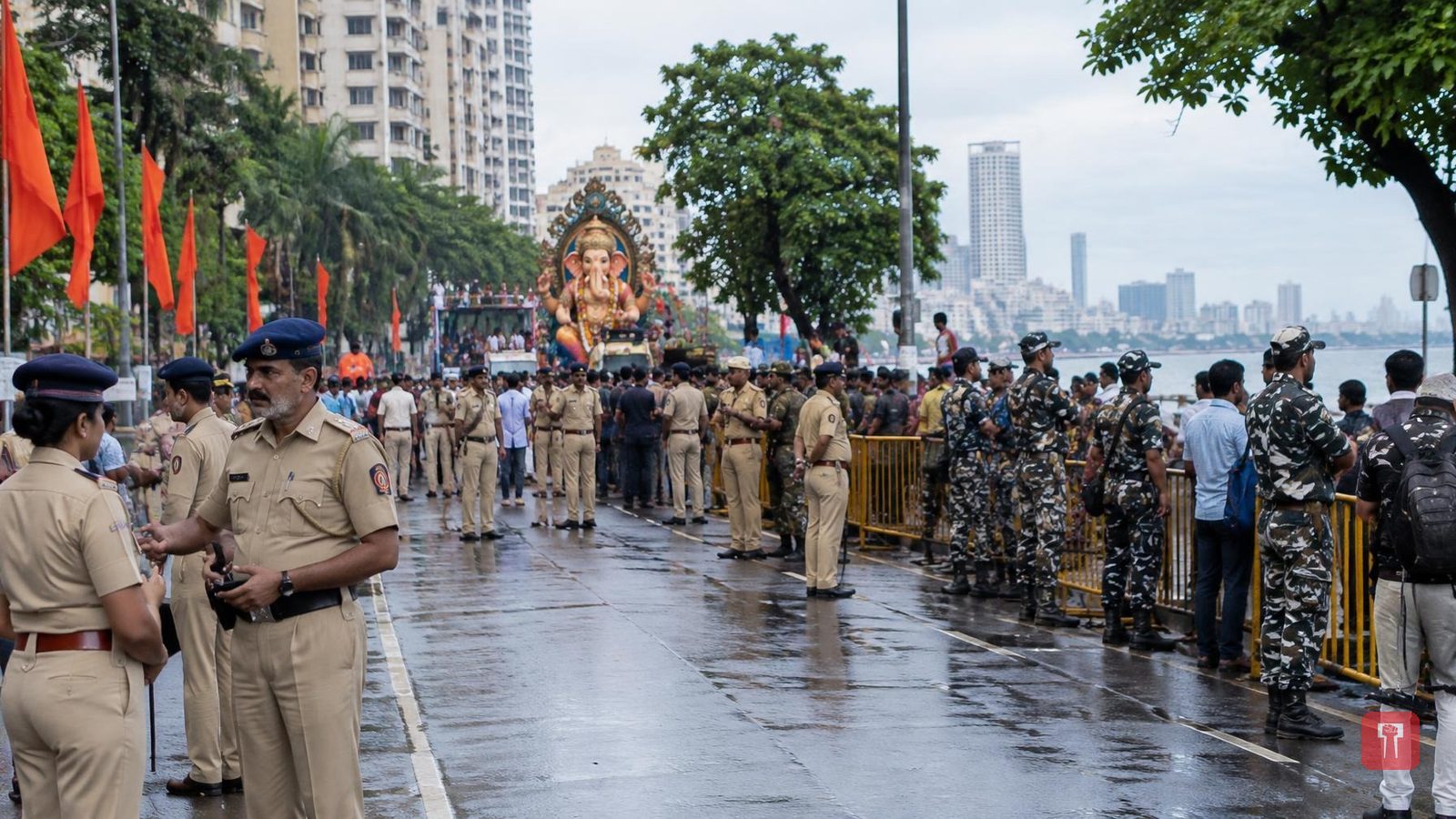 गणेशोत्सव के लिए मुंबई पुलिस मुस्तैद, बंदोबस्त में 25 हजार से ज्यादा जवान तैनात