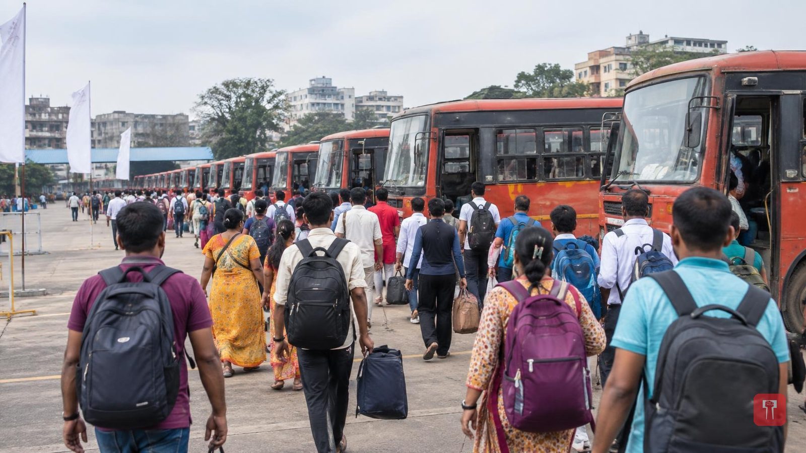 कल्याण लोकसभा से गणेशोत्सव पर गांव जाने वालों के लिए 1100 मुफ्त एसटी बसें, 50 हजार भक्तों को फायदा