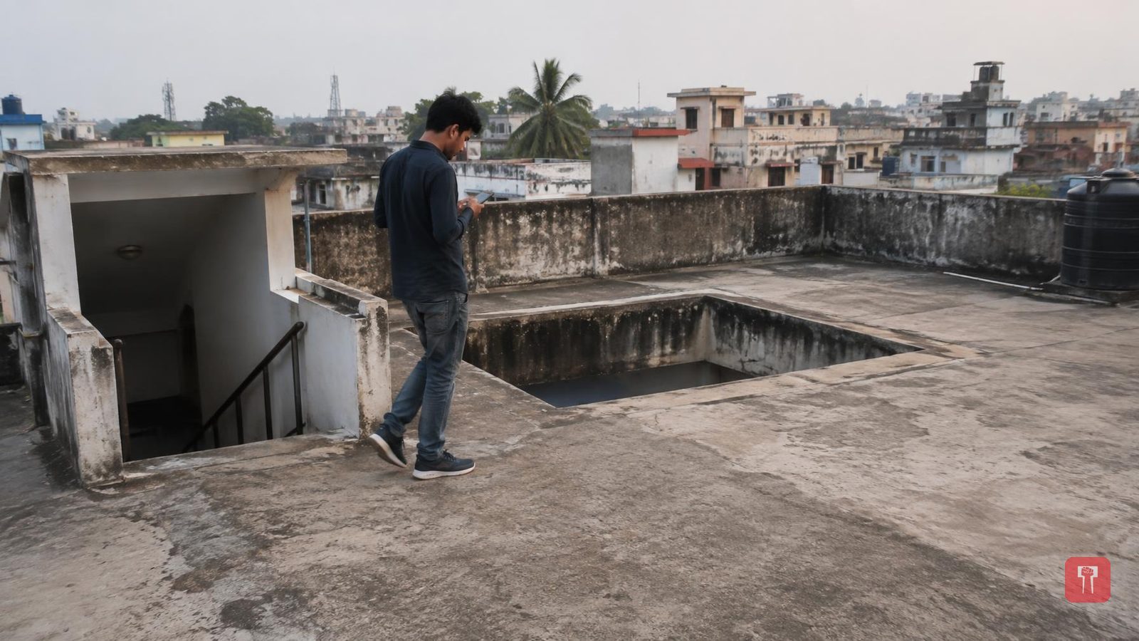 मोबाईलने घात केला! स्क्रीनमध्ये गुंतला अन् थेट छतावरून खाली कोसळला तरुण; अंगावर काटा आणणारा व्हिडिओ व्हायरल