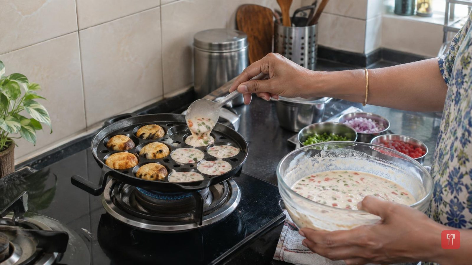 त्योहारों में घर आए मेहमानों के लिए झटपट बनाएं मसाला आप्पे, ये रही आसान रेसिपी