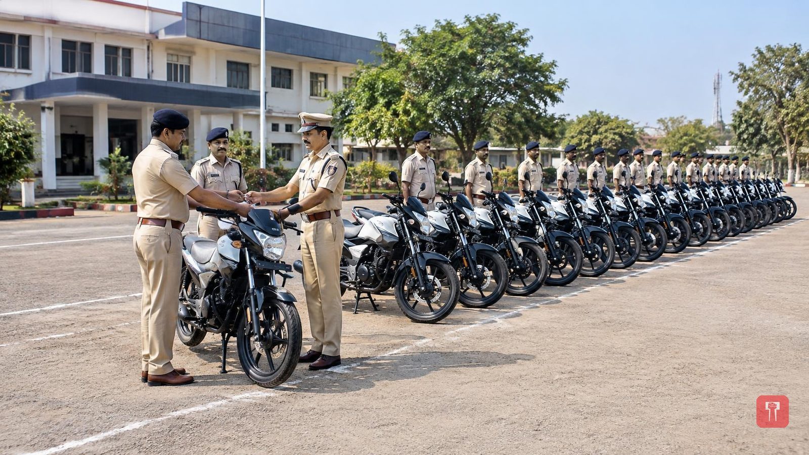 वर्धा पुलिस मुख्यालय में दामिनी पथक को मिलीं 25 नई बाइक, कलेक्टर के हाथों सौंपी गईं