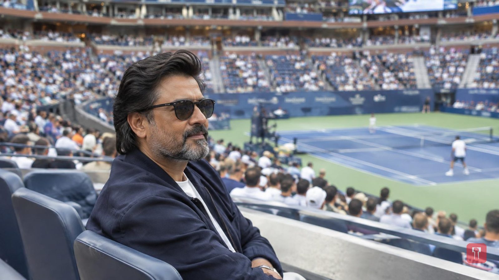 R Madhavan: शूटिंगमधून वेळ काढत आर. माधवन पोहोचला यूएस ओपनमध्ये; दिग्गजांसोबत घेतला खास अनुभव