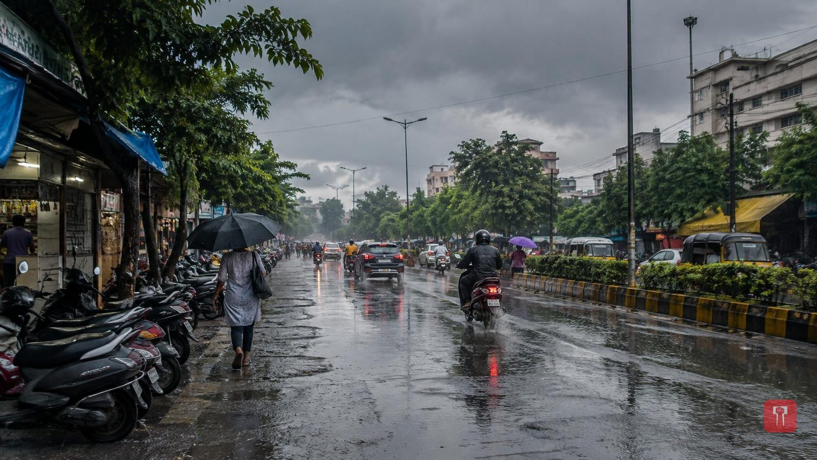 बाप्पा के आगमन पर बारिश का साया, महाराष्ट्र के 8 जिलों में यलो अलर्ट जारी