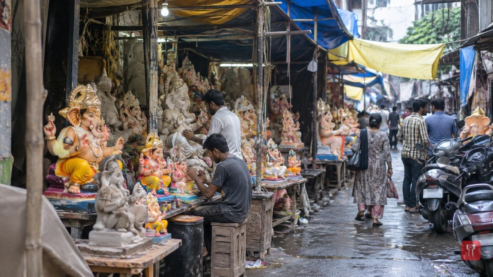 नागपुर में बाप्पा विराजमान, बारह दिन का गणेशोत्सव शुरू