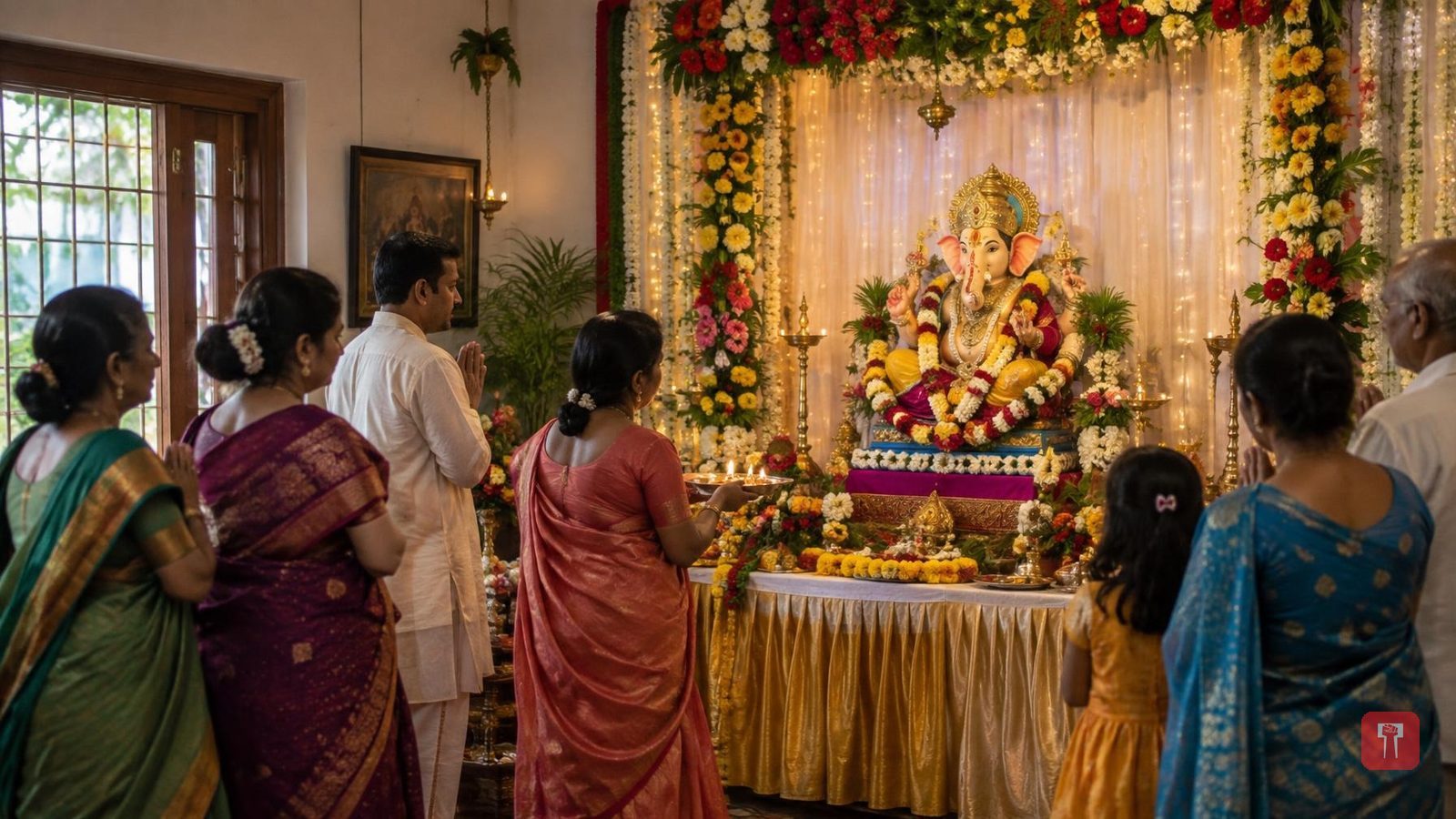 विधायक किशोर जोरगेवार के घर गणपति विराजमान, परिवार निभा रहा 96 साल पुरानी परंपरा