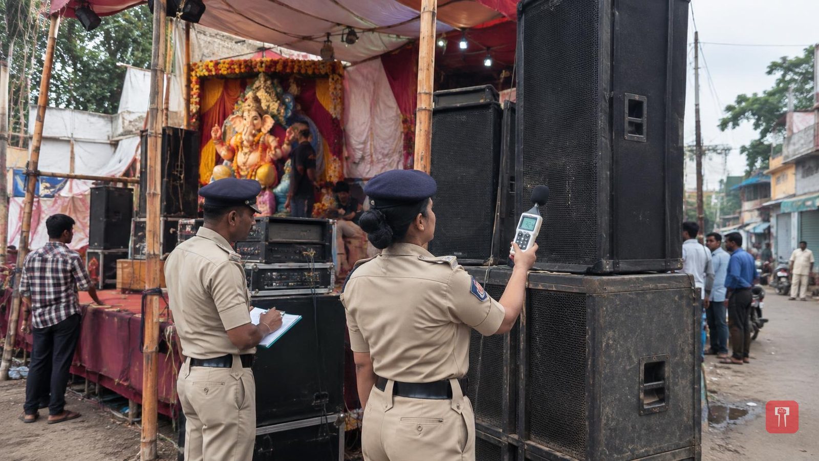 गोंदिया में गणेशोत्सव के लिए पुलिस चौकस, ध्वनि प्रदूषण पर सख्त कार्रवाई के आदेश