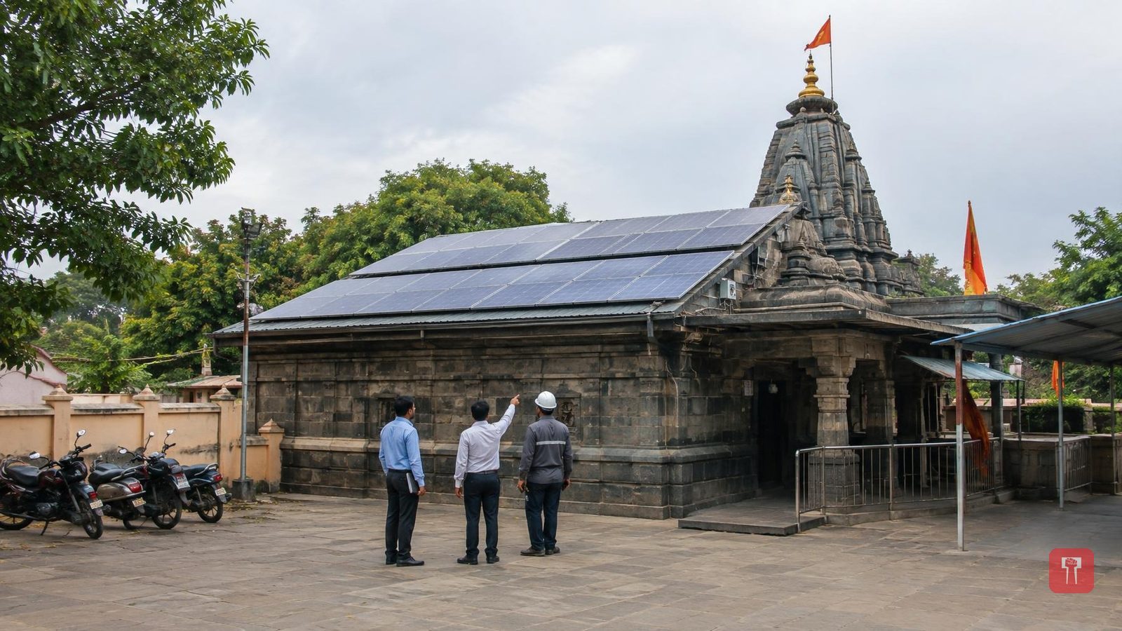 चंद्रपुर में महाकाली मंदिर में लगेगा अतिरिक्त १० किलोवाट का सोलर प्लांट, महावितरण ने की पहल