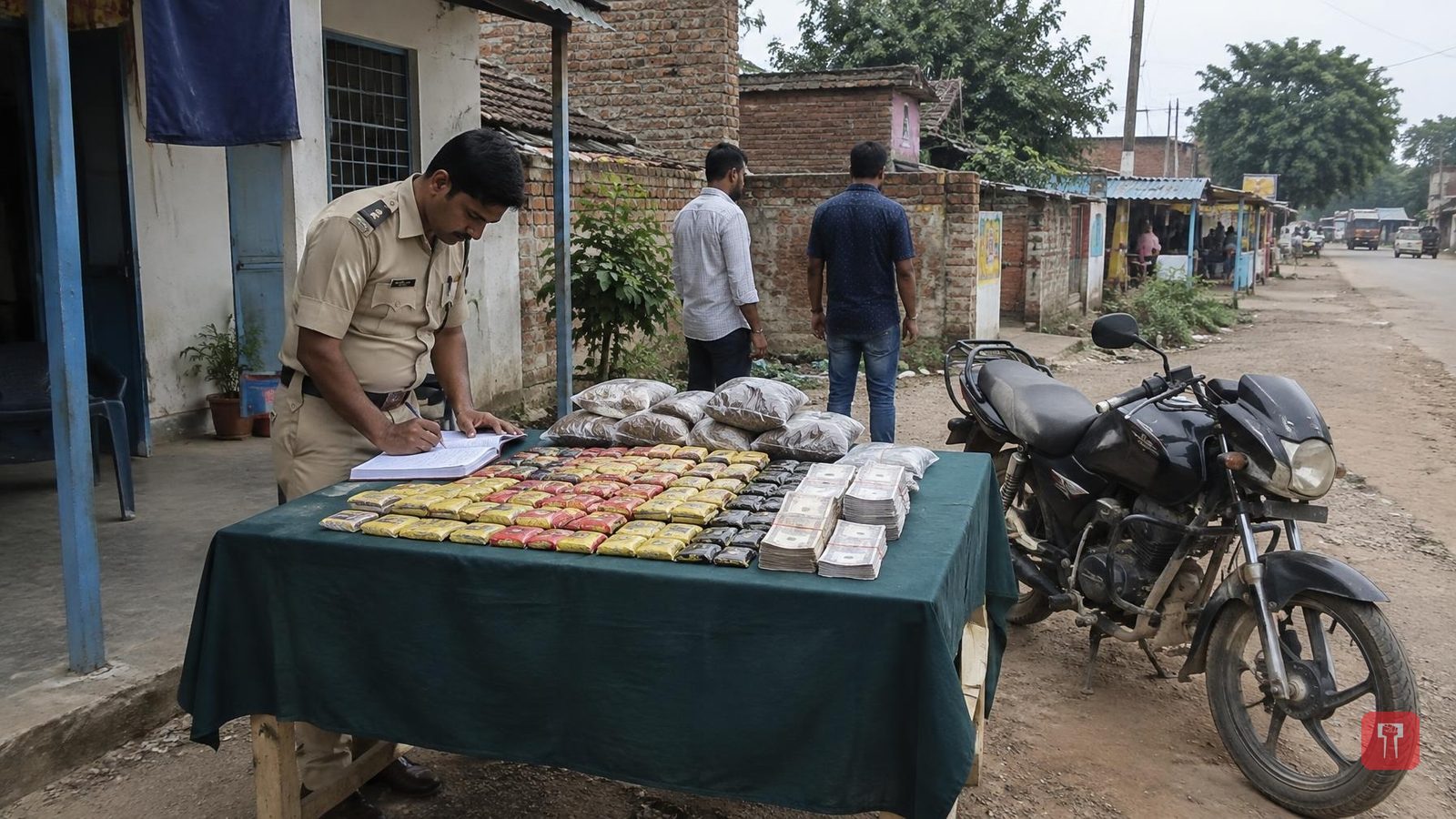 भद्रावती में गुटखा-तंबाकू के खिलाफ पुलिस की दो जगह छापेमारी, तीन पर मामला दर्ज