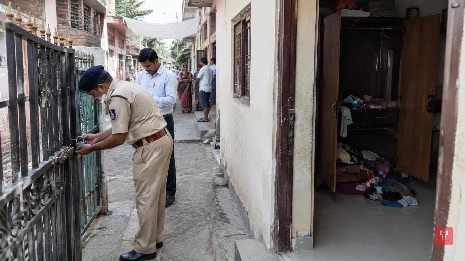 मूल में बंद रेलवे क्वार्टर से डेढ़ लाख के सोने-चांदी के गहने चोरी