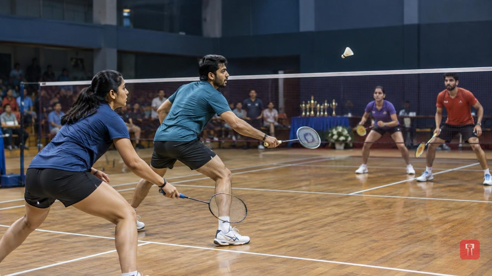 पीवायसी बॅडमिंटन लीगमध्ये नाडगोंडे रेव्हन्सची बेल्फिन्स टायगर्सवर ४-३ अशी थरारक मात