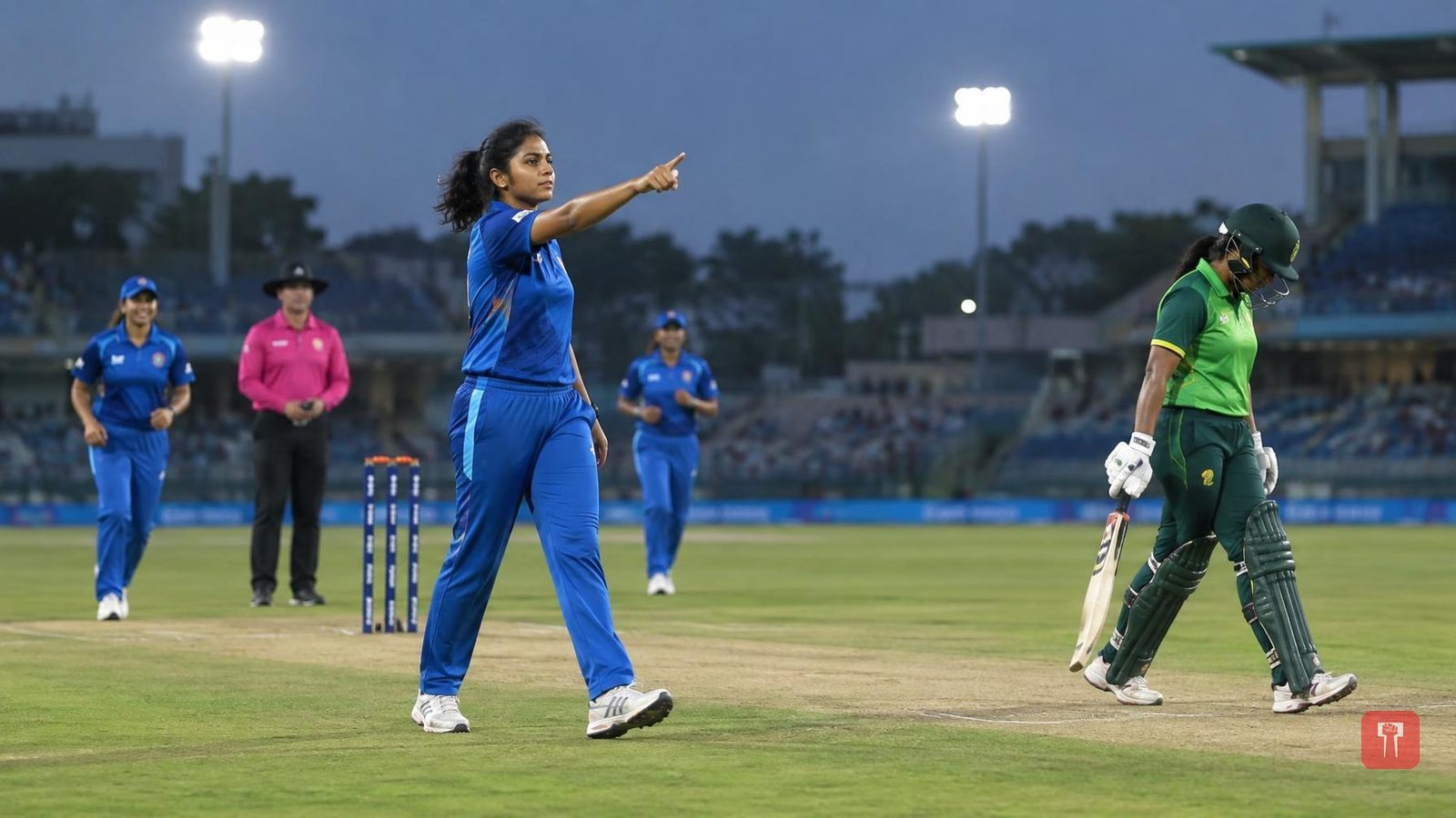 क्रांती गौड पर ICC की कार्रवाई, फाइनल में श्रीलंकाई खिलाड़ी को इशारा करना पड़ा भारी