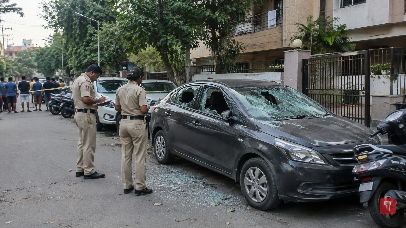 पुणे में हथियारबंद टोली का उत्पात, एक रात में 19 गाड़ियां तोड़ीं, तीन पकड़े गए