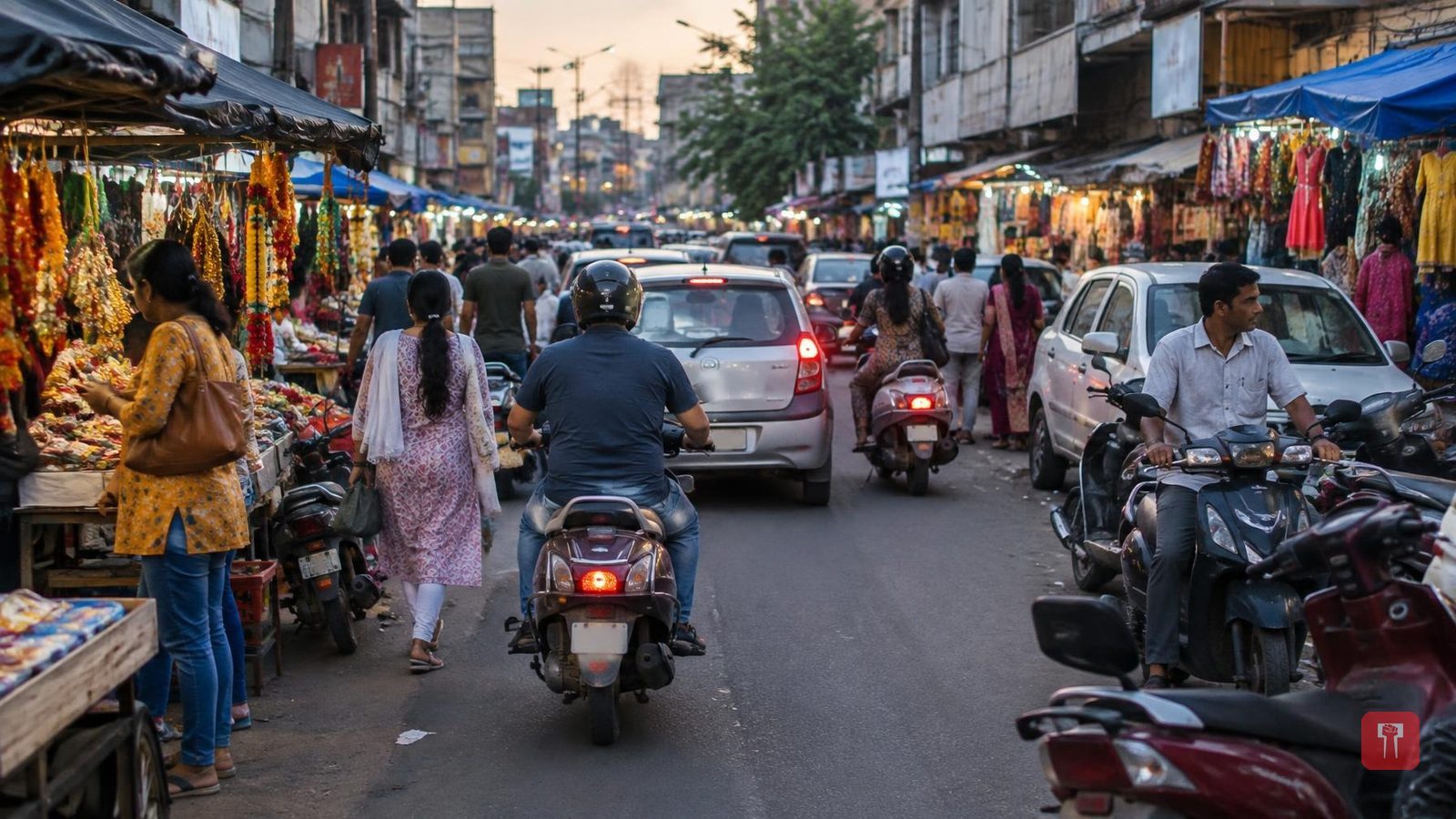 नागपुर में गणेशोत्सव के बीच सड़कों पर जाम, बेतरतीब पार्किंग और अतिक्रमण से लोग परेशान