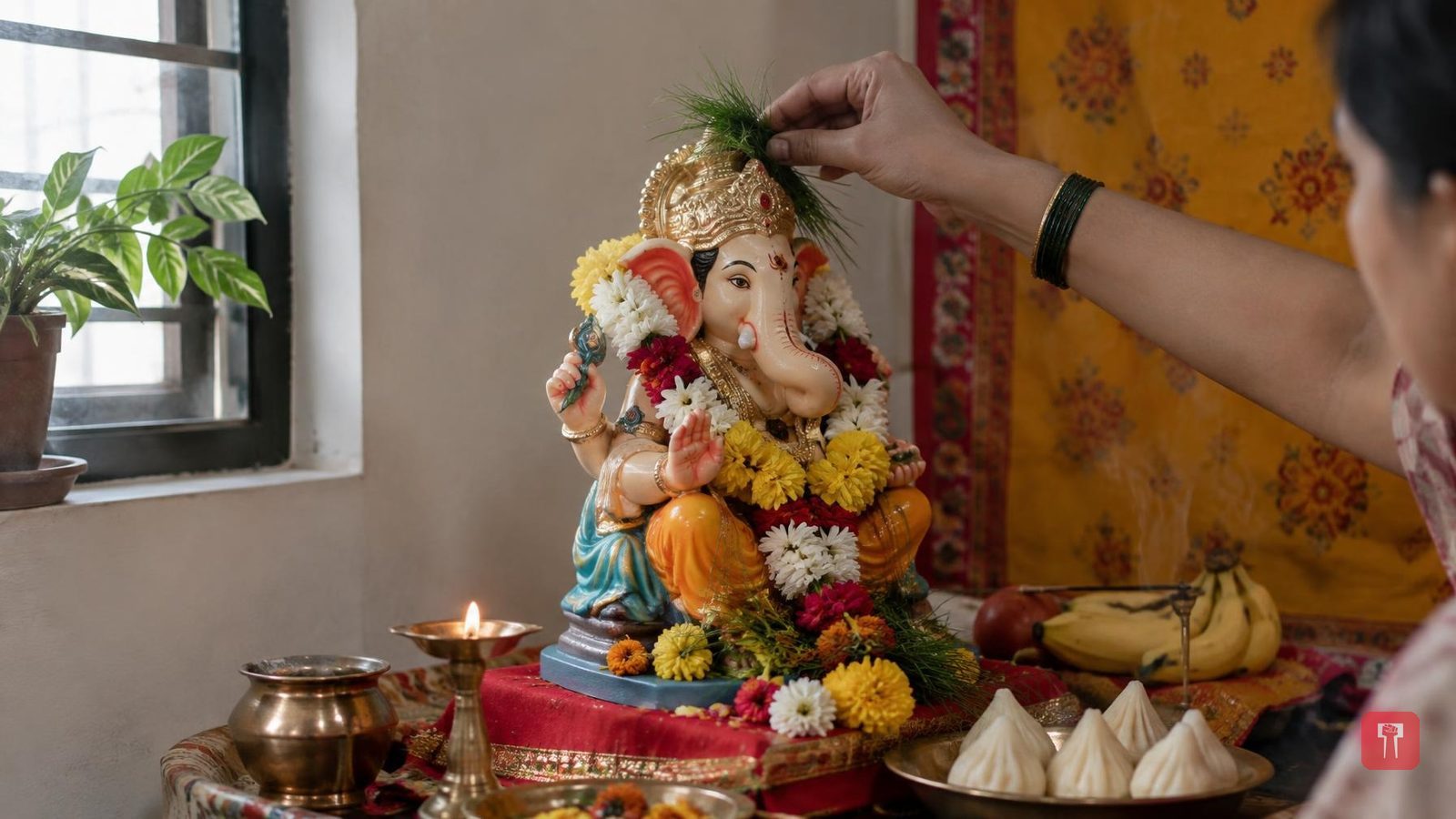 गणेशोत्सव में दुर्वा चढ़ाने का सही तरीका क्या है, जानिए इससे जुड़ी पौराणिक कथा