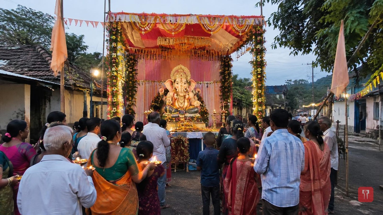 'एक गांव, एक गणपति' की 26 साल की परंपरा; बोपेगांव में भक्तिमय माहौल में गणेशोत्सव का उत्साह