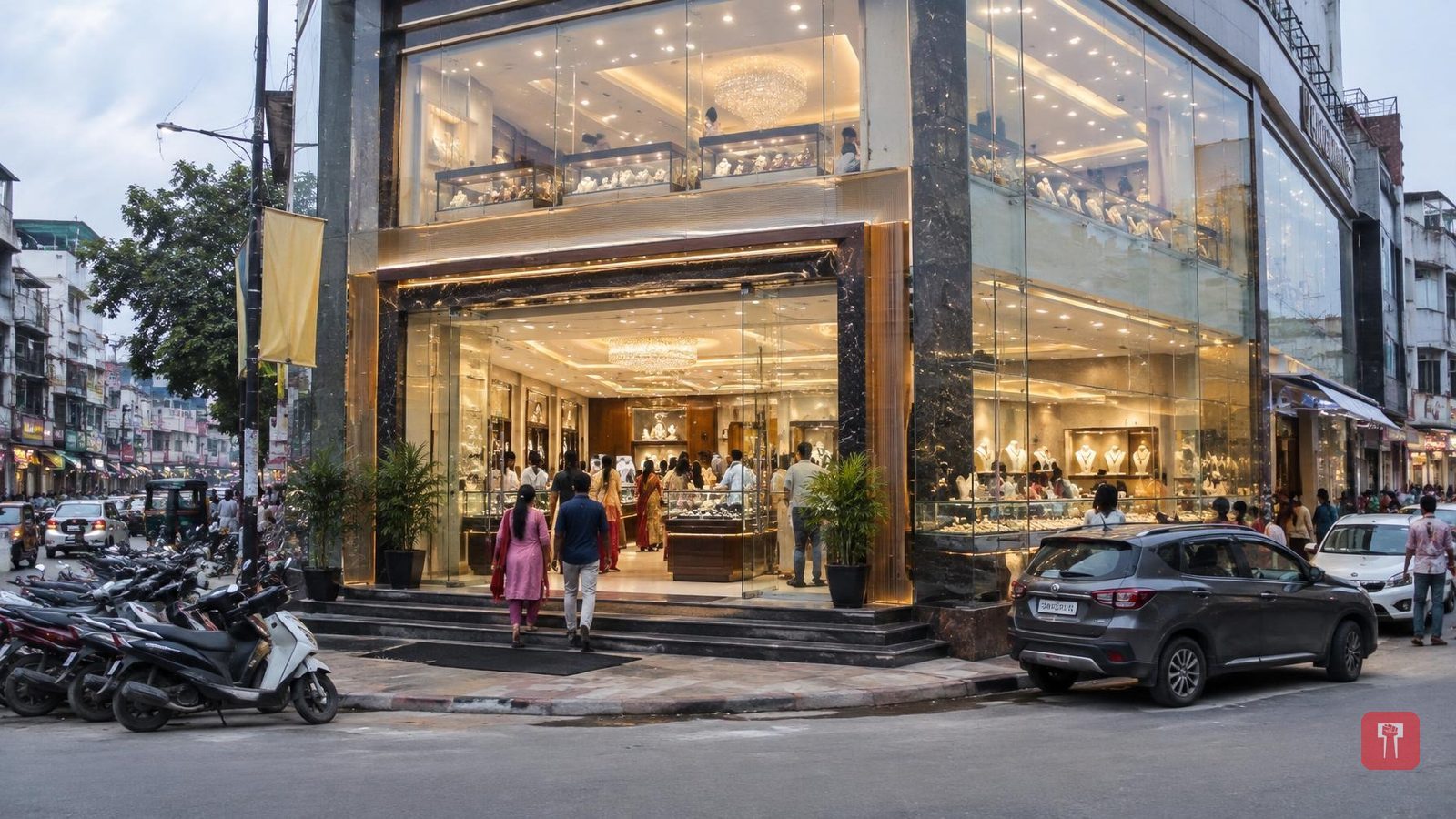 Rokde Jewellers opens Vidarbha's biggest showroom in Chandrapur