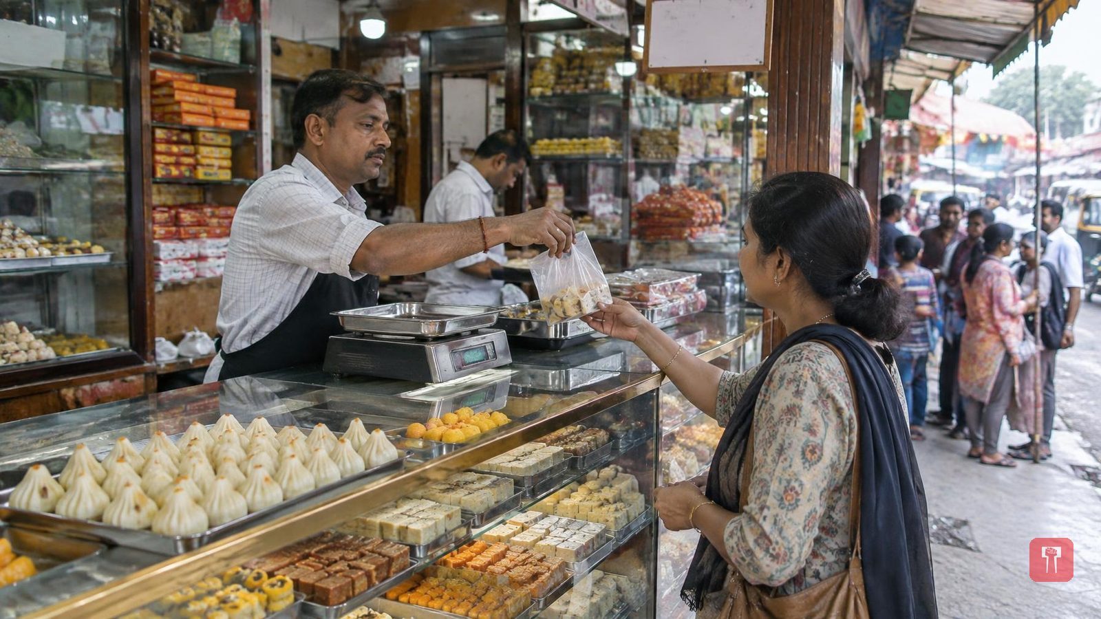 गणेशोत्सव में महंगाई का असर, मिठाई के दाम बढ़ने से लोग कम मात्रा में खरीद रहे प्रसाद