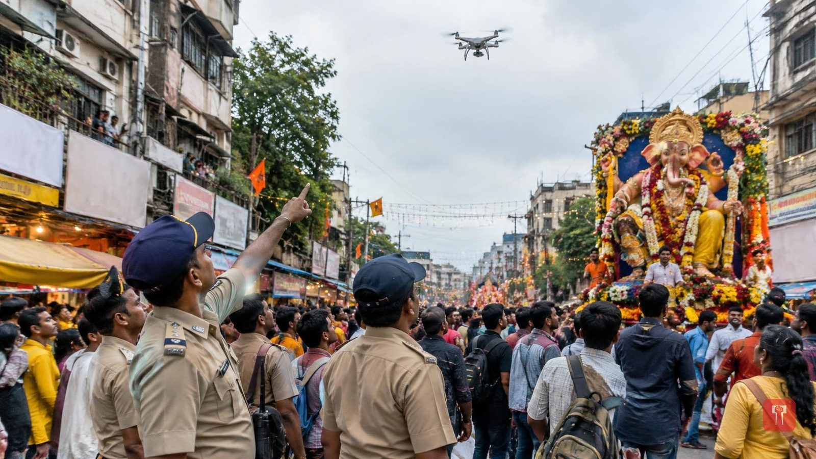 पुणे में गणेशोत्सव पर बिना इजाजत ड्रोन उड़ाने पर पुलिस जब्त करेगी ड्रोन, होगी कानूनी कार्रवाई