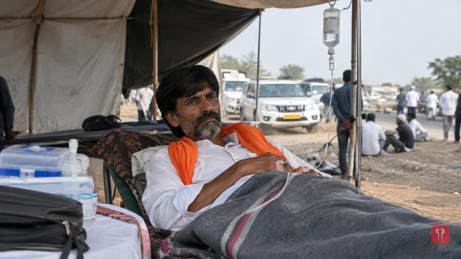 मराठा आंदोलन: मुंबई कूच के दौरान मनोज जरांगे की तबीयत बिगड़ी, डॉक्टरों ने भर्ती की सलाह दी