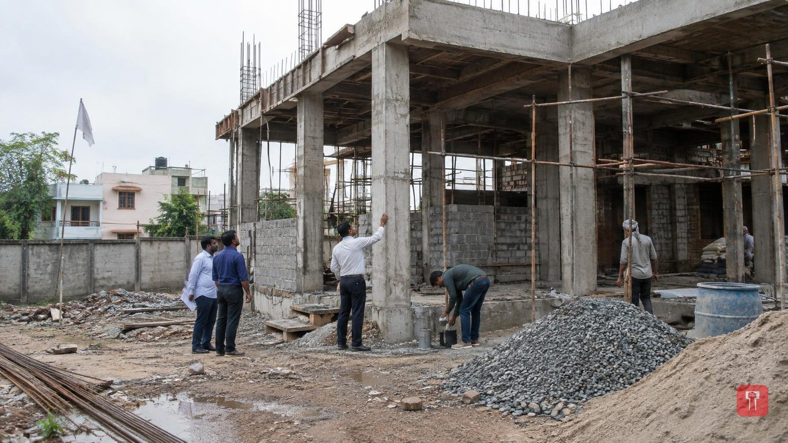 चंद्रपुर में नेहरू स्कूल निर्माण घटिया, आप की शिकायत पर कलेक्टर का तीन दिन में जांच का आदेश