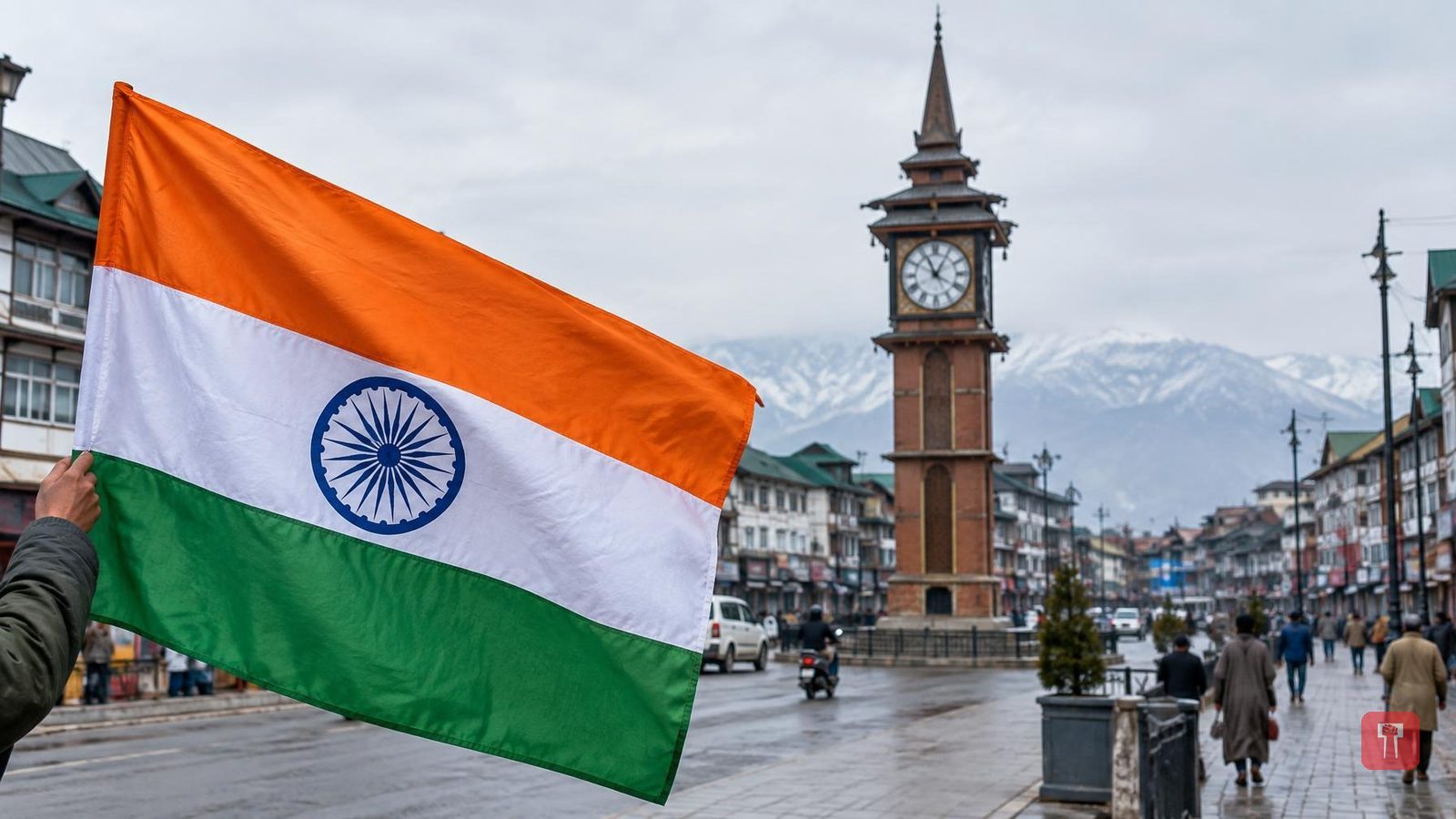 मोदी के जन्मदिन पर बीजेपी ने शेयर की लाल चौक की 34 साल पुरानी तस्वीर