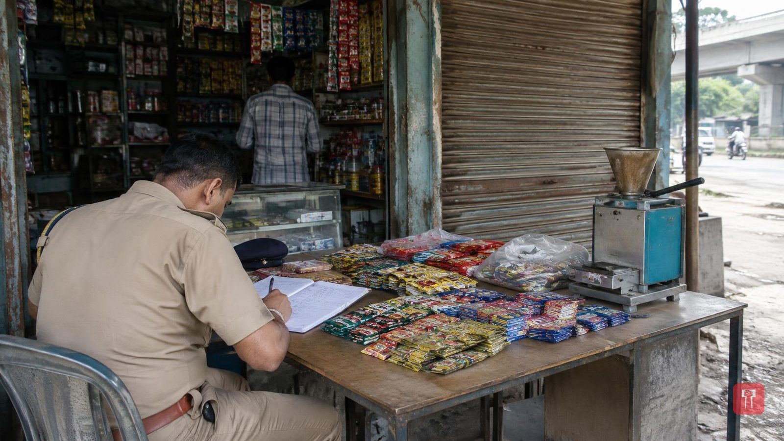 नागपुर: मानकापुर में दो पान सेंटरों पर छापा, 62,210 का प्रतिबंधित गुटखा जब्त, तीन पर केस