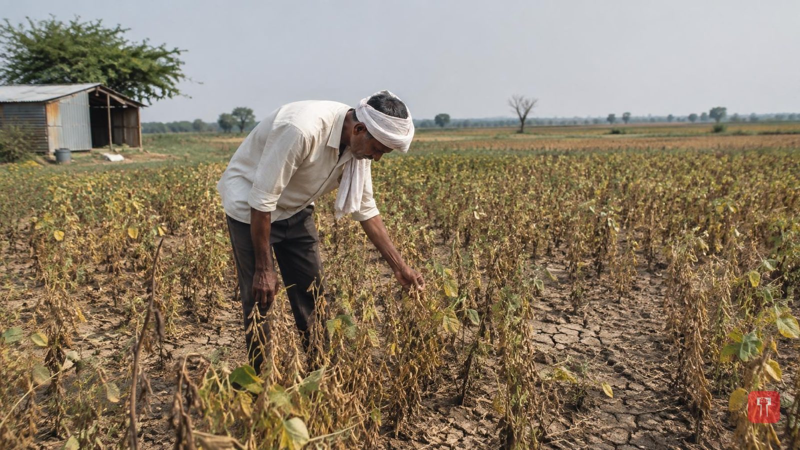 बुलढाणा में कम बारिश से फसल बर्बाद, कांग्रेस ने सीएम से जिला सूखाग्रस्त घोषित करने की मांग की