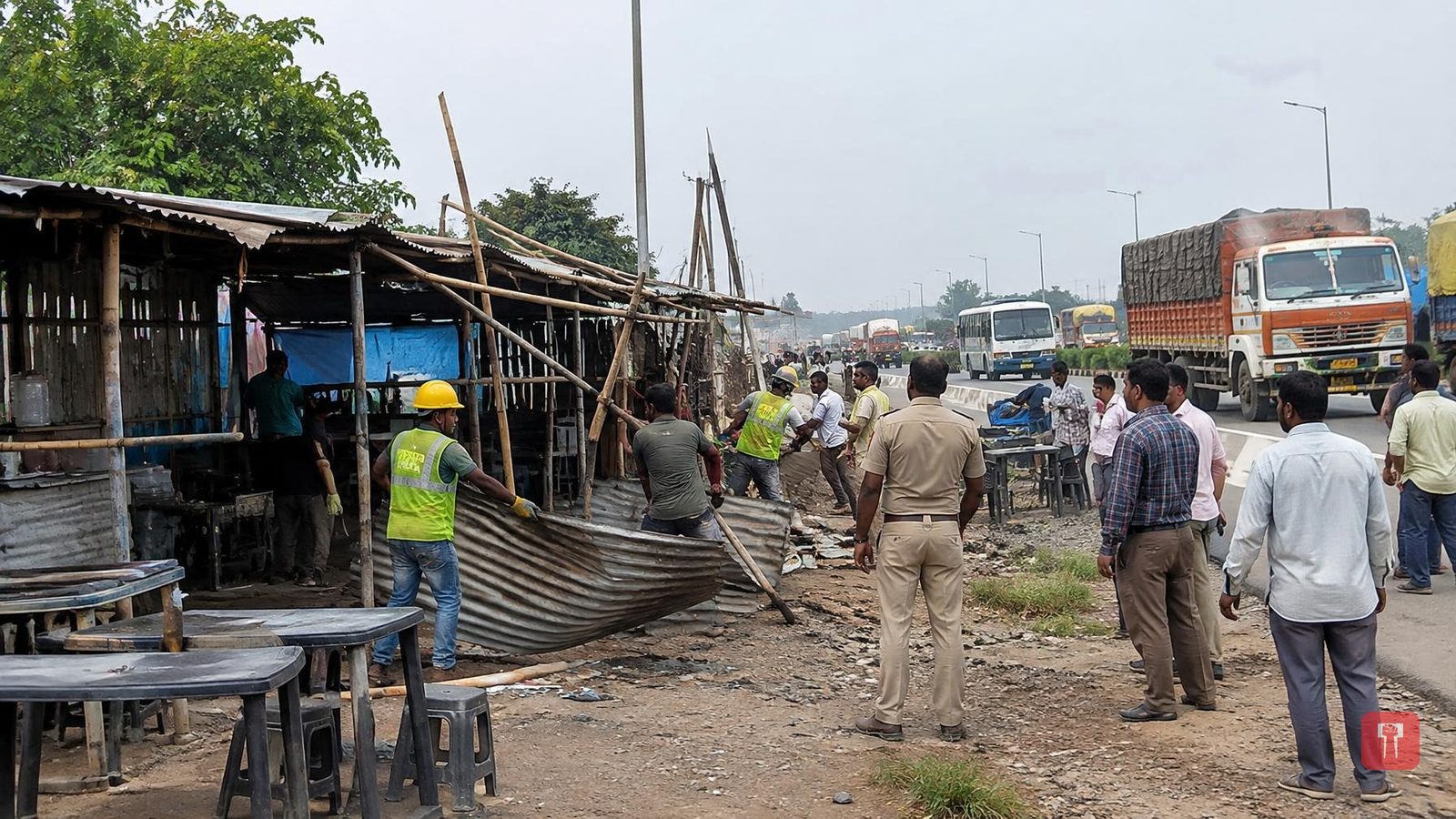 Nagpur launches drive to clear illegal roadside eateries, structures on highways