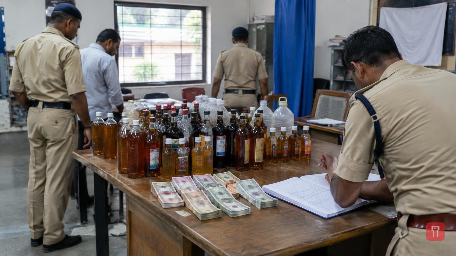 तड़ीपार होकर भी घर से चला रहा था शराब बिक्री, नागपुर पुलिस ने 18,370 रुपये का माल पकड़ा