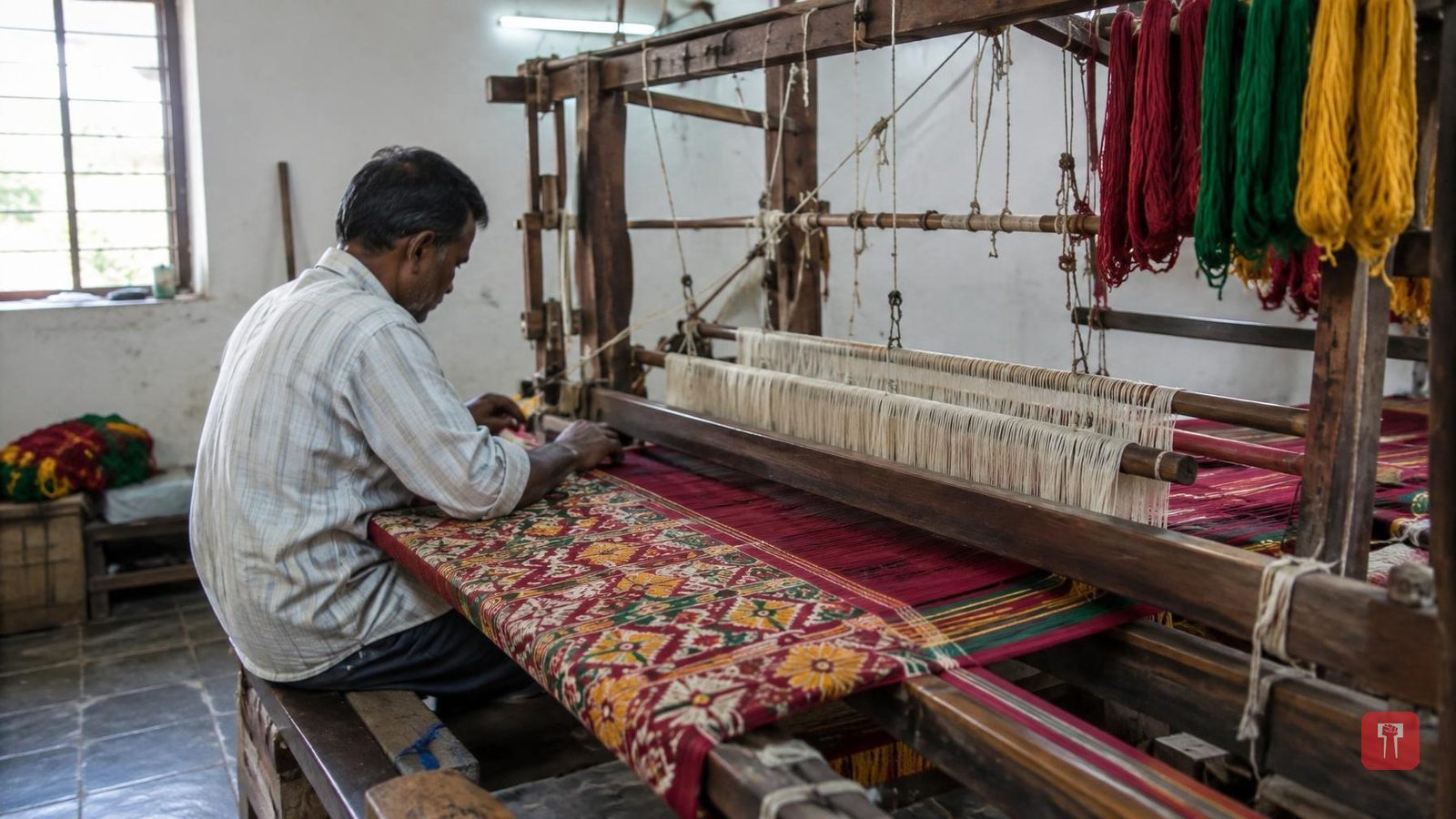 Patan's patola sari stays new for 300 years, costs in the lakhs