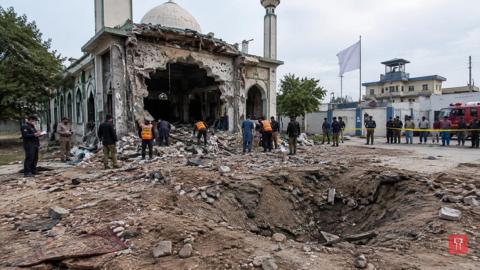 Car bomb hits mosque near Kohat police lines in Khyber Pakhtunkhwa, 16 dead