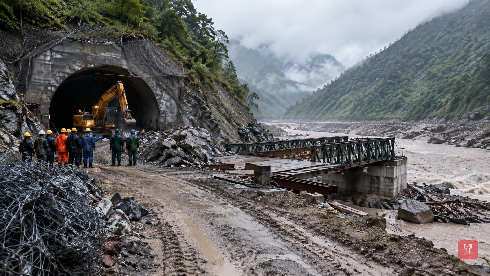 Seven More Bodies Recovered From Upper Trishuli 1 Tunnel as Rescue Efforts Press On