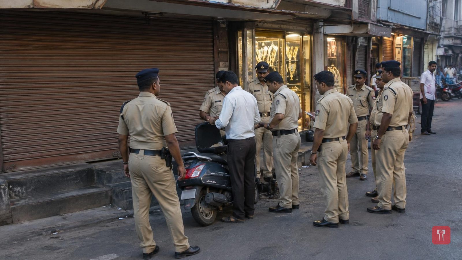 पकड़ने के बाद पुलिस ने छोड़ा दो किलो सोना