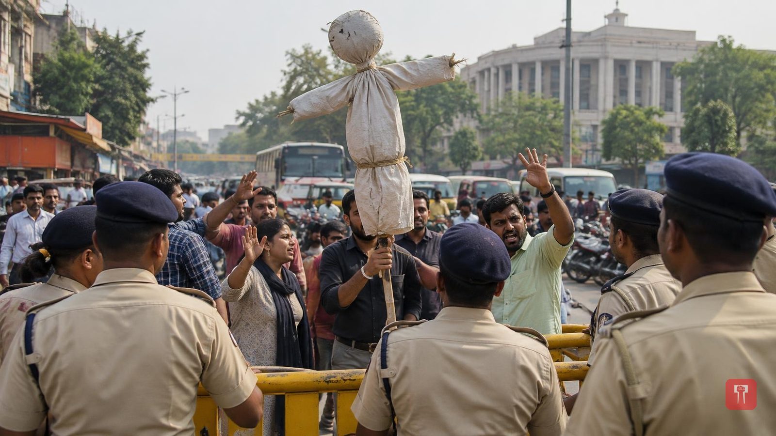 डिजिटल इंडियाचा गाजावाजा, मग UPI वर वसुली कशाला? नागपुरात मोदी सरकारविरोधात काँग्रेसचे जोरदार आंदोलन