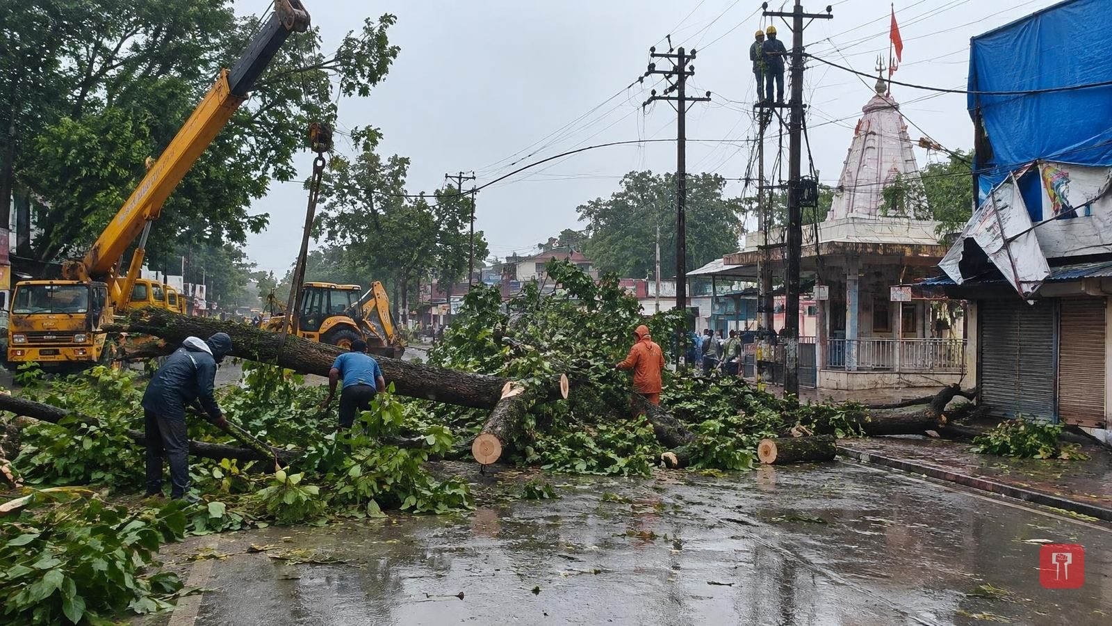 सावनेरमध्ये पावसात वीज कोसळून आणि झाड पडून दोन चुलत भावांचा मृत्यू