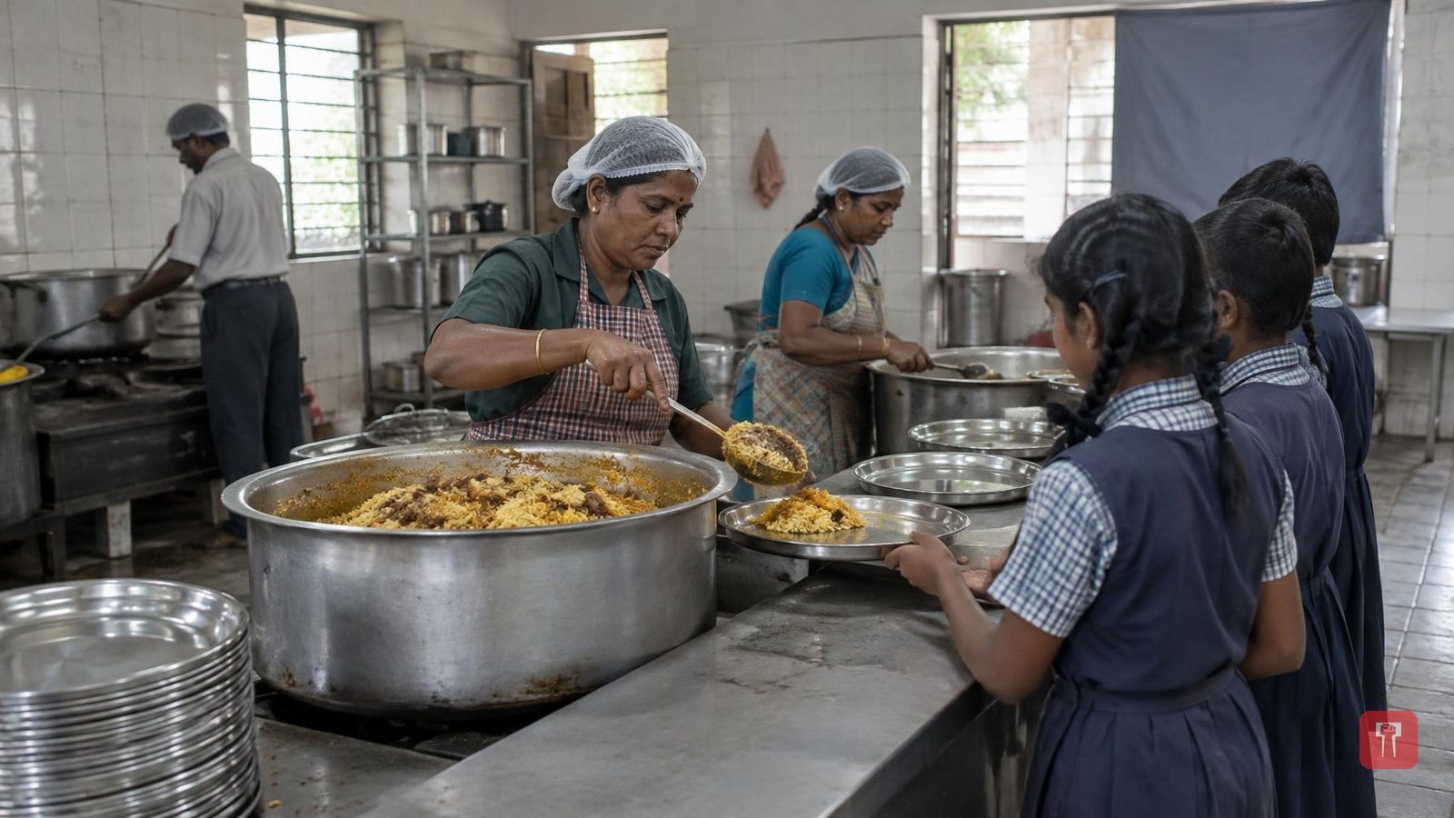 Tamil Nadu weighs chicken biryani in government school meals