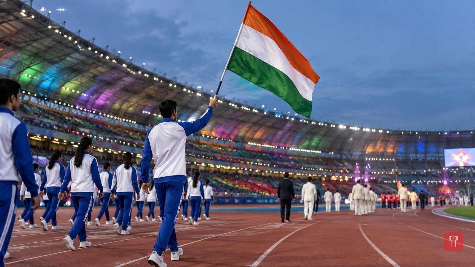 Asian Games 2026: Manu Bhaker, Pawan Sehrawat unfurl tricolour at Nagoya opening ceremony