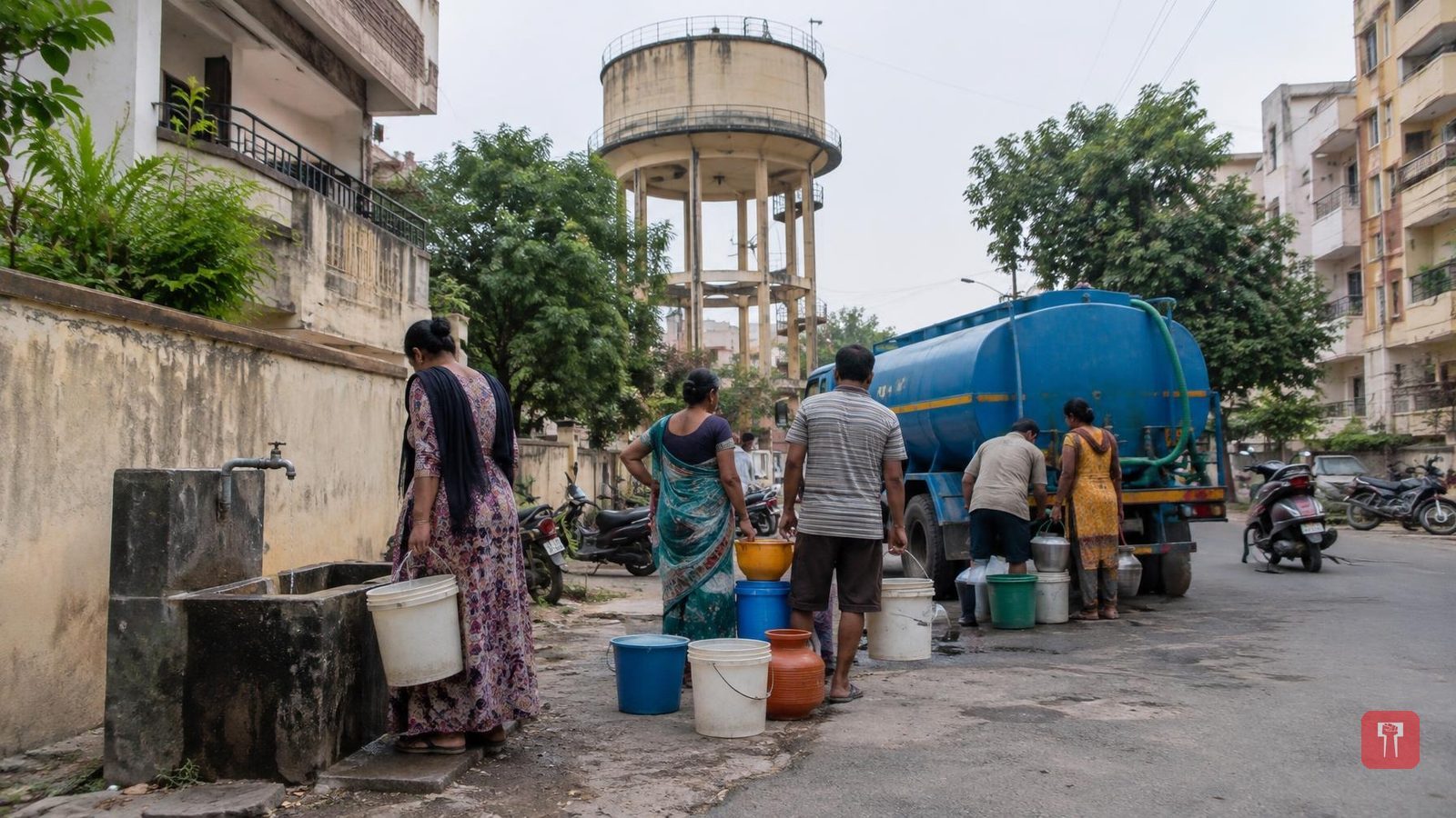 Repeated power cuts at Navegaon Khairi station cause water crisis in Nagpur during festivals