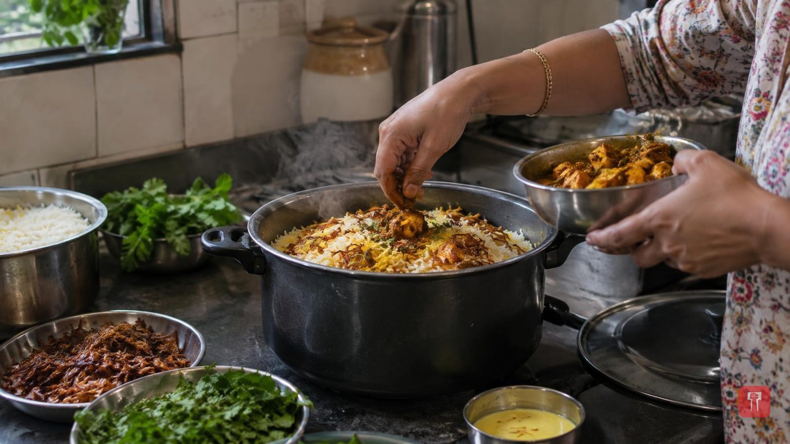 Make restaurant-style paneer biryani at home with this easy recipe